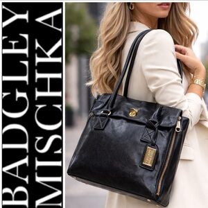 Badgley Mischka Leather Bag